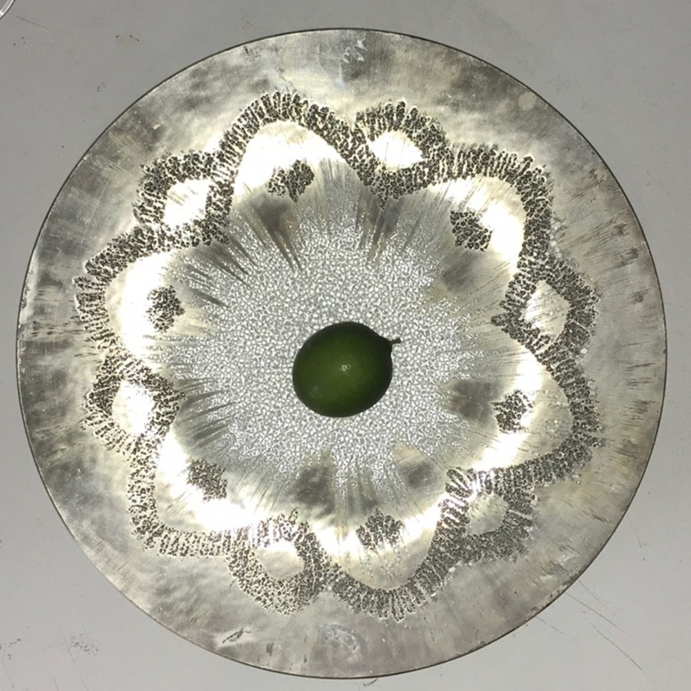 Dorothy Thorpe Platter Atomic “Splash” Platter 13.5”  Art Glass Platter Vintage
